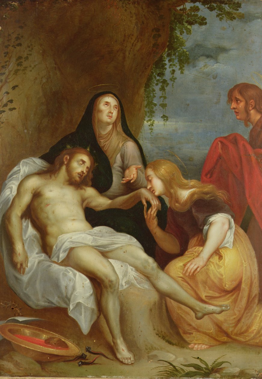 Lamentace (panel) od Anthony van Dyck