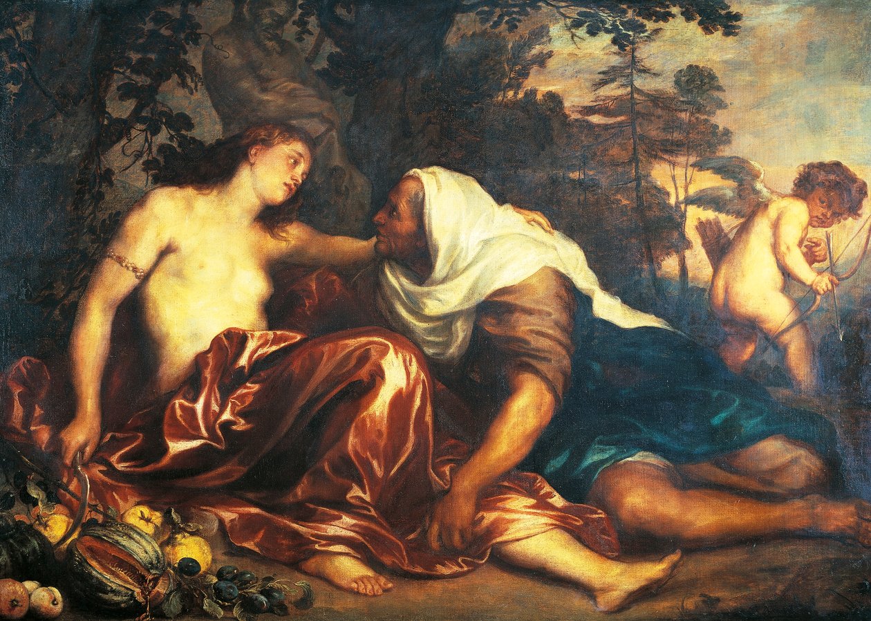 Vertumnus a Pomona od Anthony van Dyck