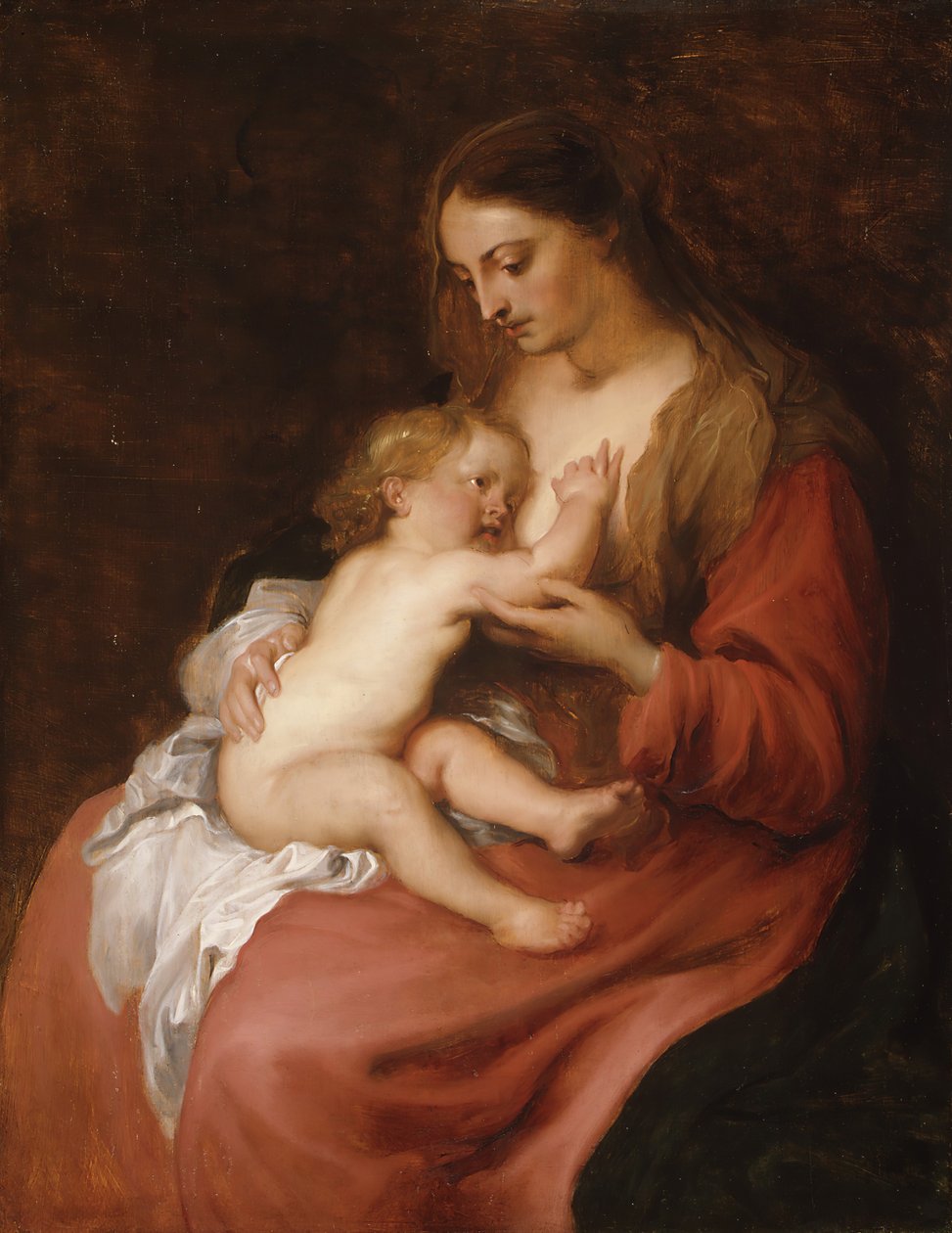 Panna a dítě, ca. 1620. od Anthony van Dyck