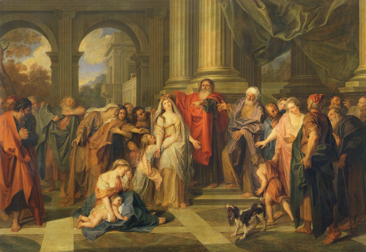 Susanna obviněna z cizoložství od Charles Antoine Coypel