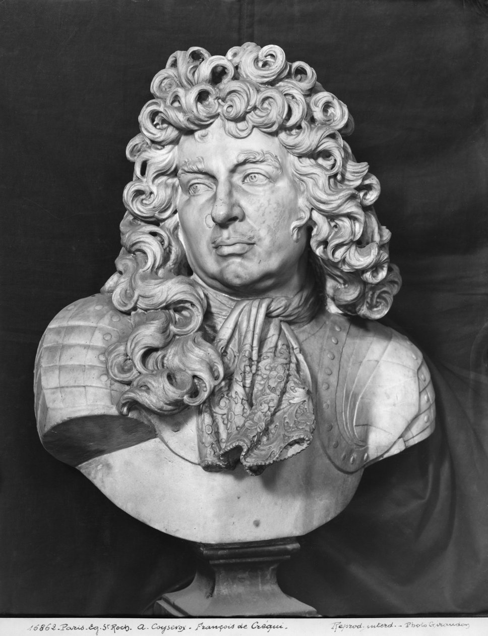 Busta Francoise de Crequy, asi 1690 (mramor) od Antoine Coysevox