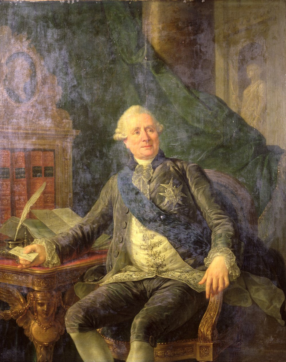 Charles Gravier (1719-87) hrabě z Vergennes od Antoine François Callet