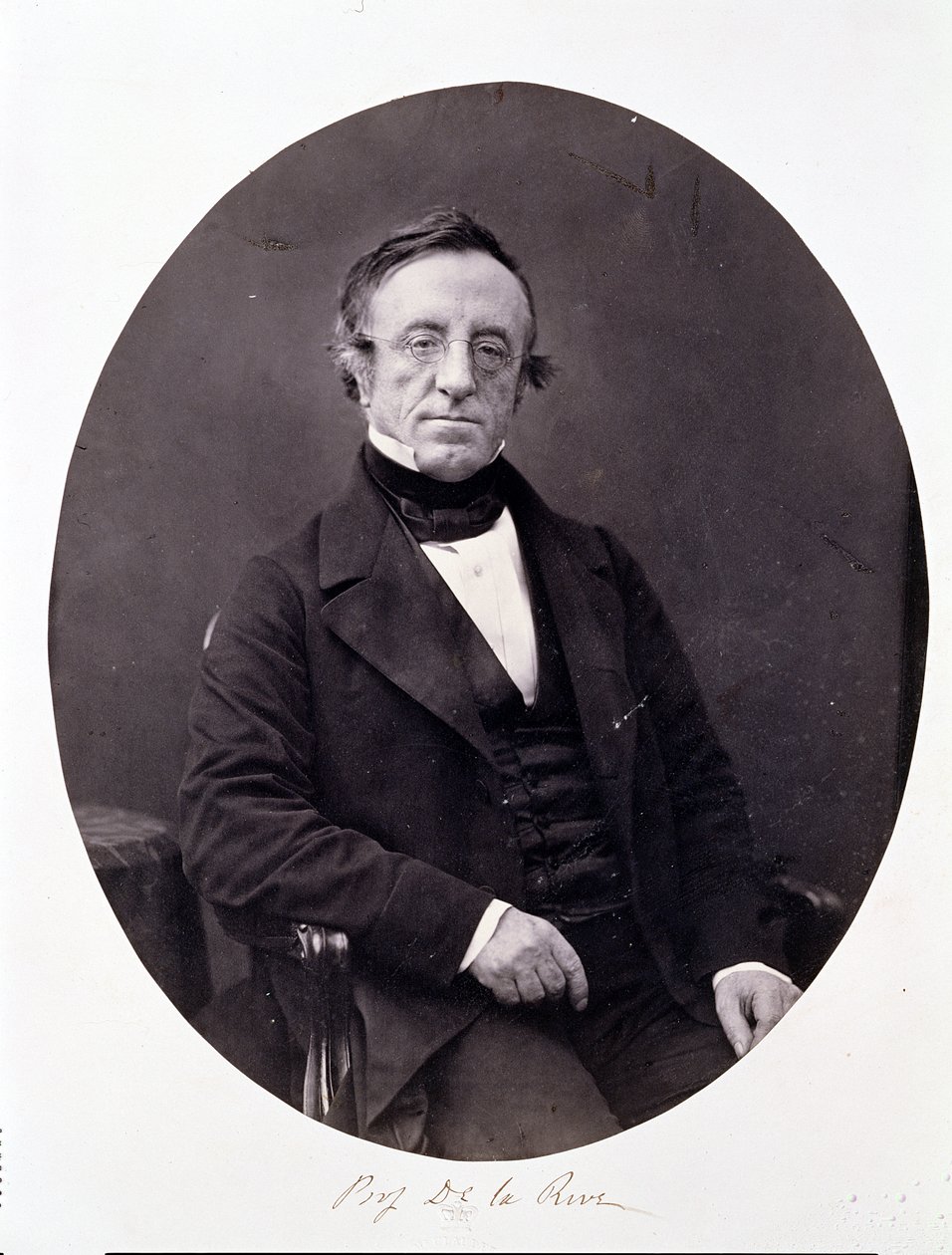 Arthur-Auguste De La Rive (1801-73) (tisk alba) od Antoine Francois Jean Claudet