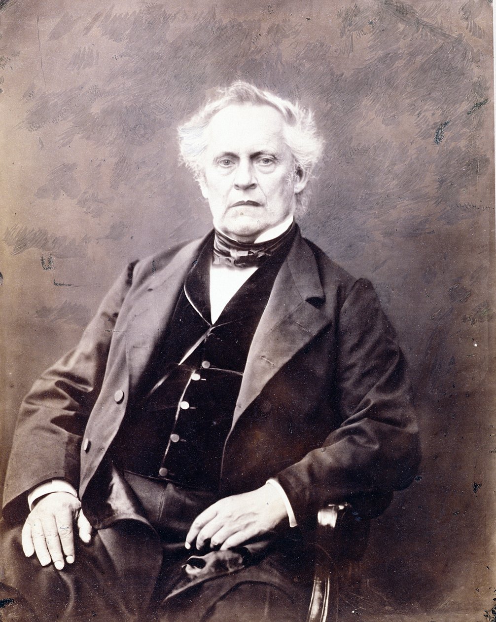 Julius Pluecker (1801-68) (tisk alba) od Antoine Francois Jean Claudet