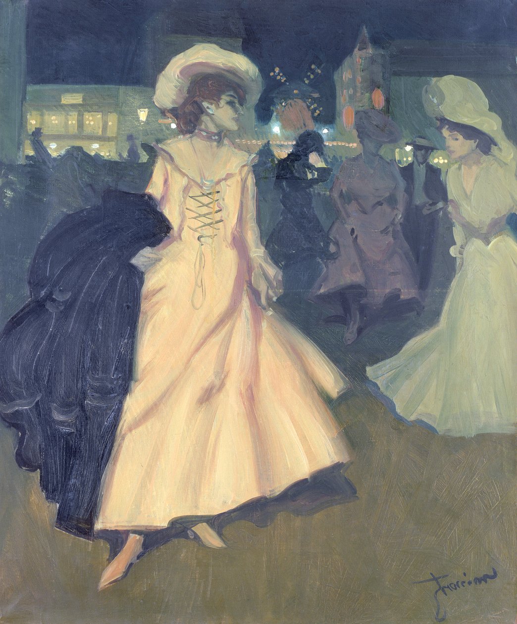 Exit v Moulin Rouge, 1901-2 od Antoine Guillaume Minartz