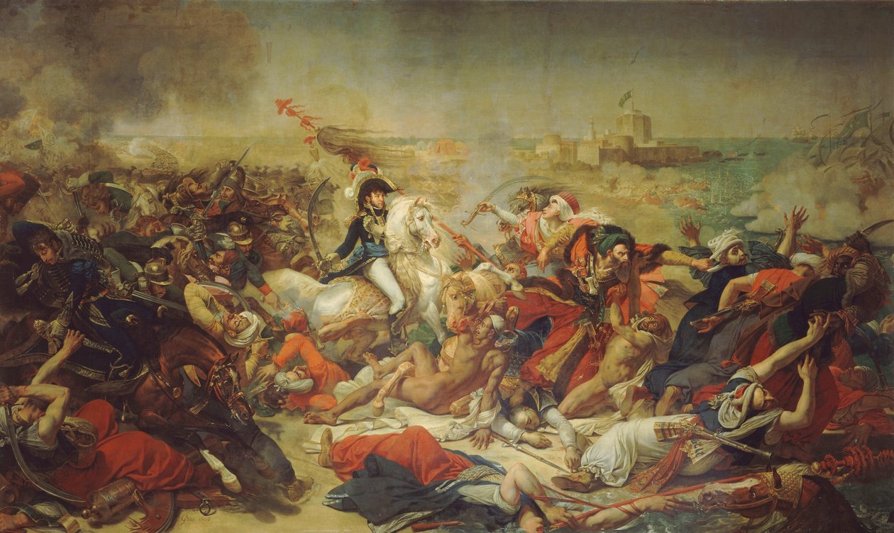 Bitva u Aboukiru, 25. července 1799 od Antoine Jean Gros