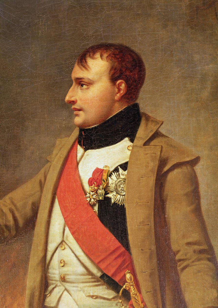 Detail setkání Napoleona s Františkem II po bitvě u Slavkova, kolem roku 1812 od Antoine Jean Gros