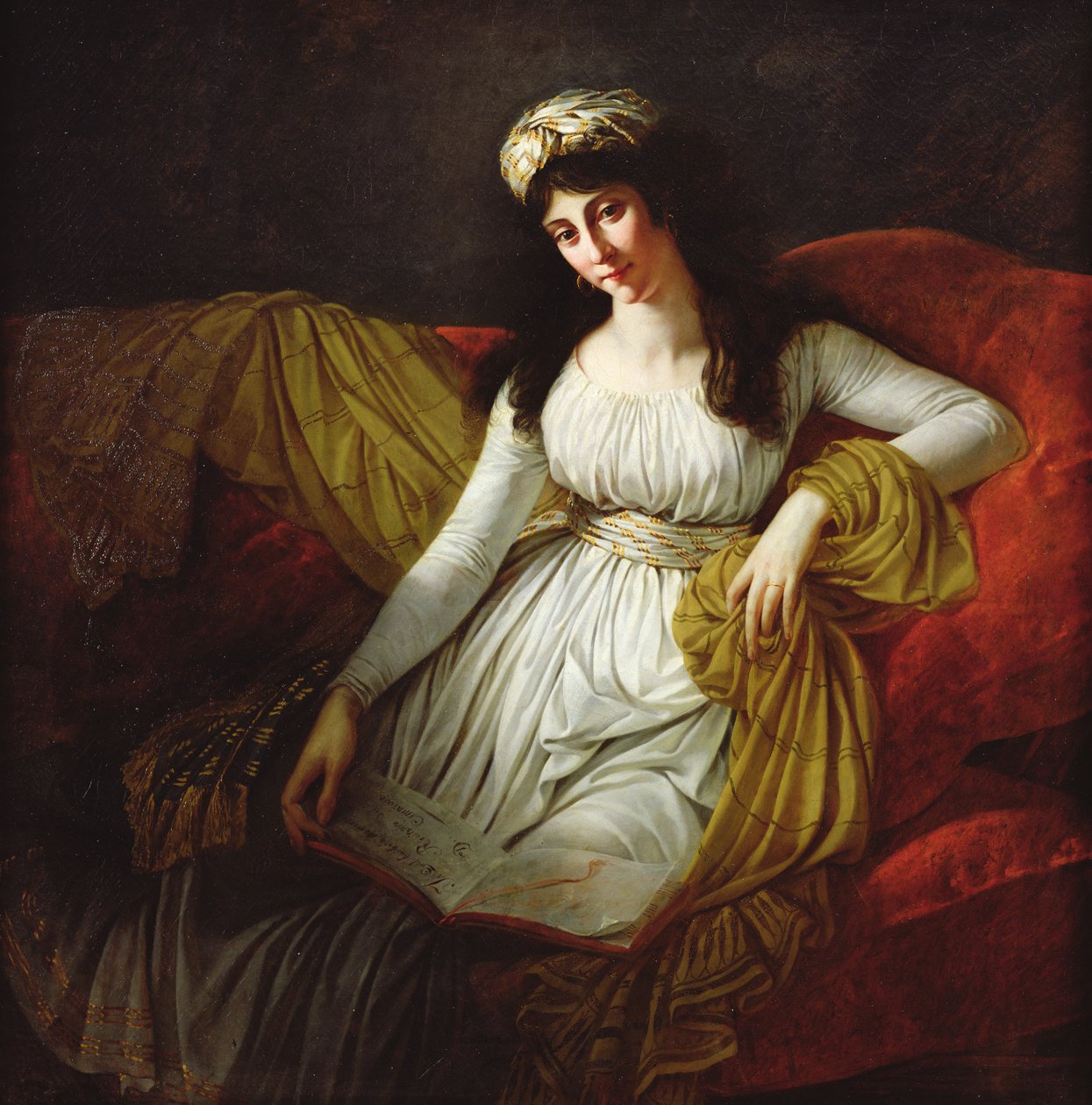 Portrét Madame Favrega, 1798 od Antoine Jean Gros