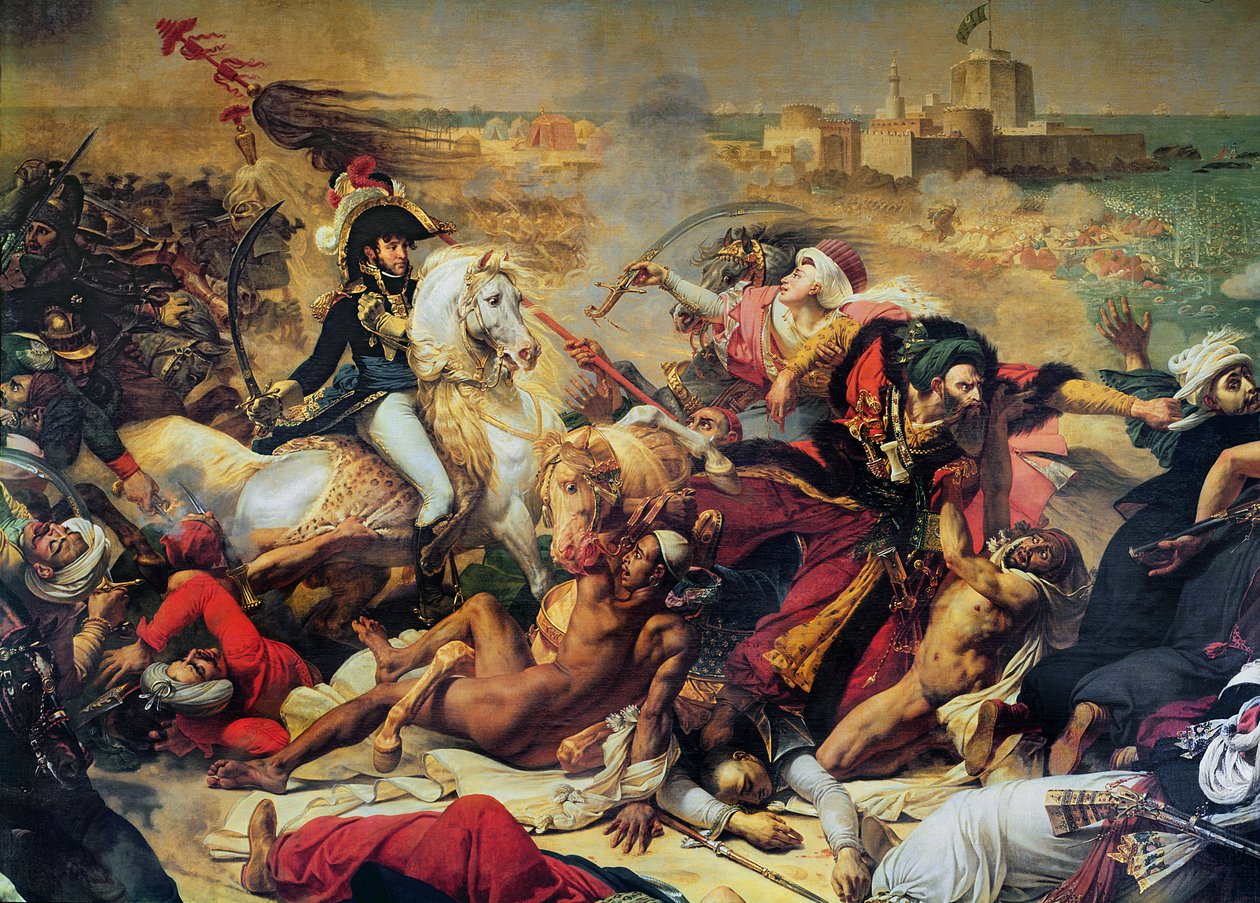 Bitva u Aboukiru, 25. července 1799 od Antoine Jean Gros