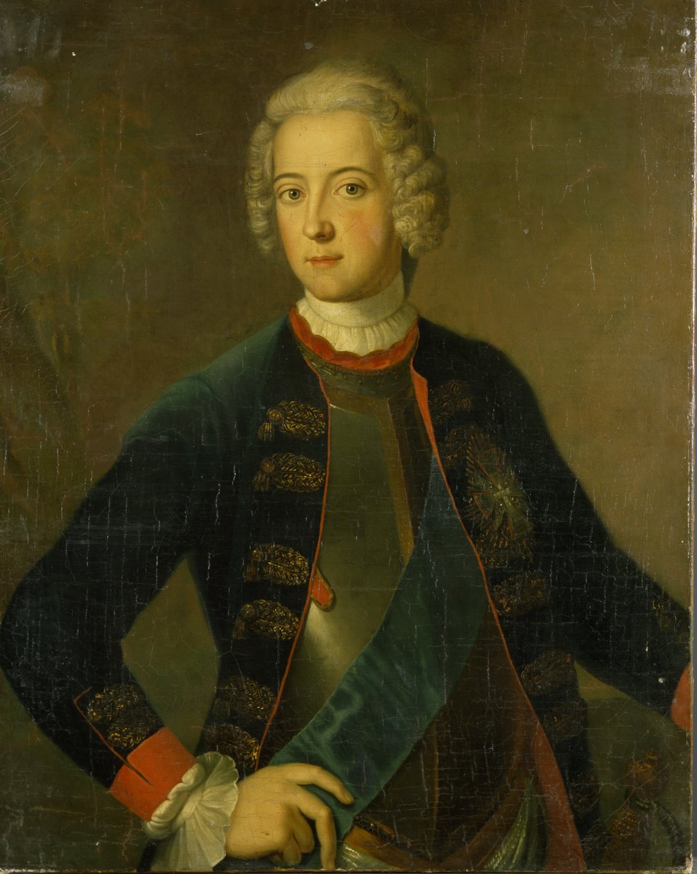 Korunní princ Fridrich II, 1728 od Antoine Pesne