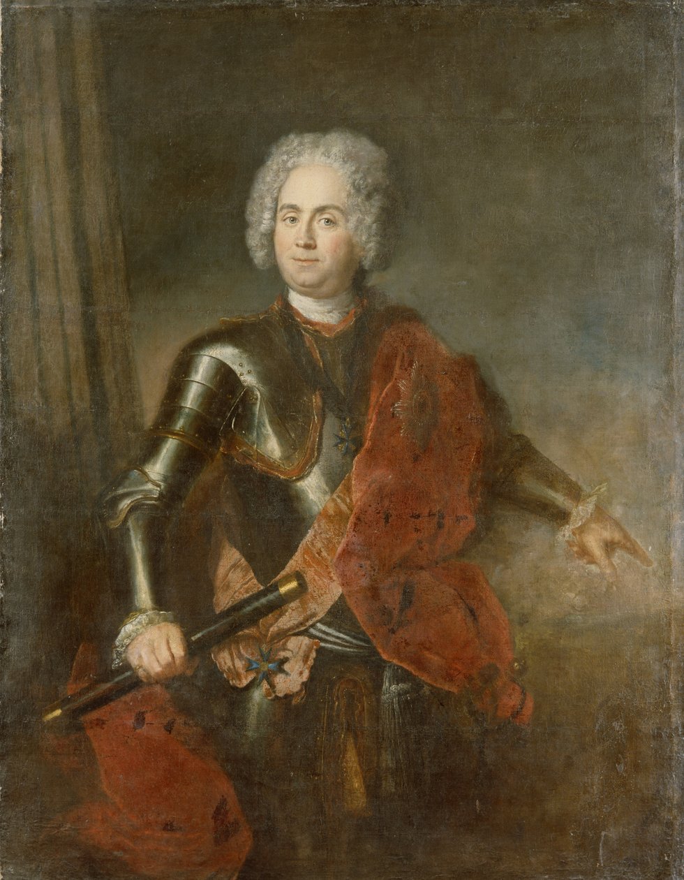 Hrabě ze Schwerinu od Antoine Pesne