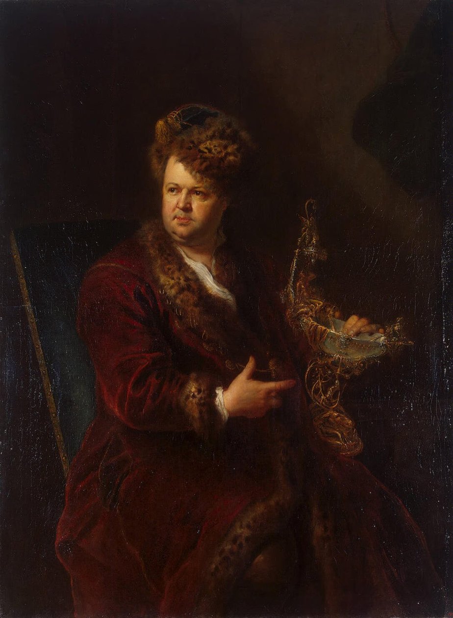 Portrét Johanna Melchiora Dinglingera od Antoine Pesne