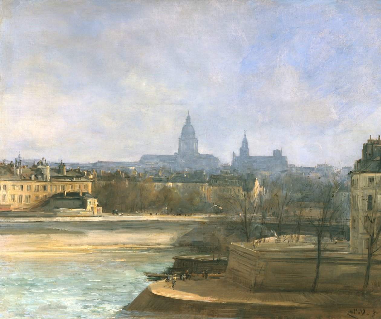 Ile de la Cite, Paříž od Antoine Vollon