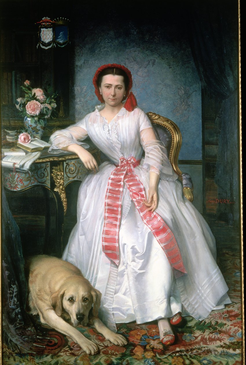 Josephine Bowesová (1825–1874) od Antoine or Tony Dury