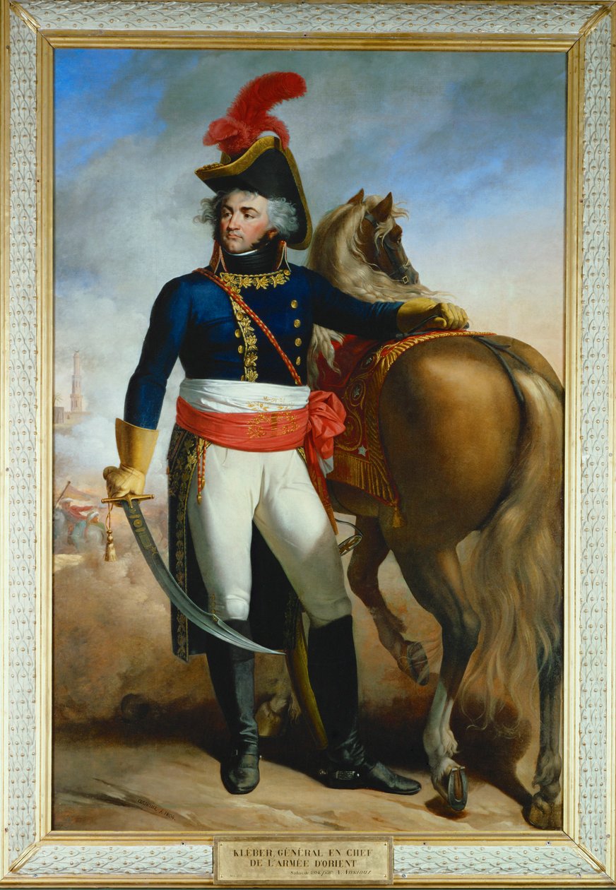 Generál Jean Baptiste Kleber ... (malba na plátně) od Antoine Ansiaux