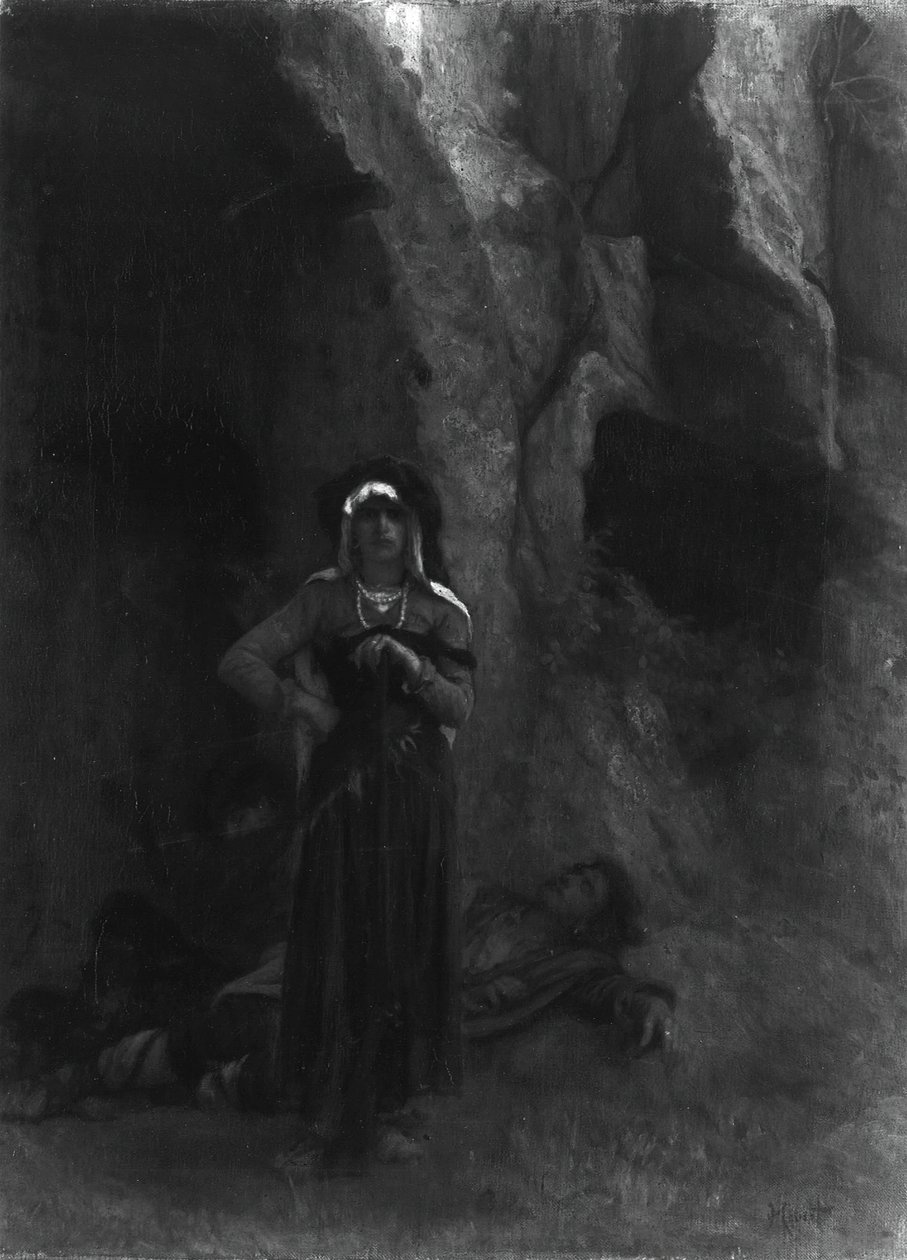 Na stráži, 186070. od Antoine Auguste Ernest Hebert