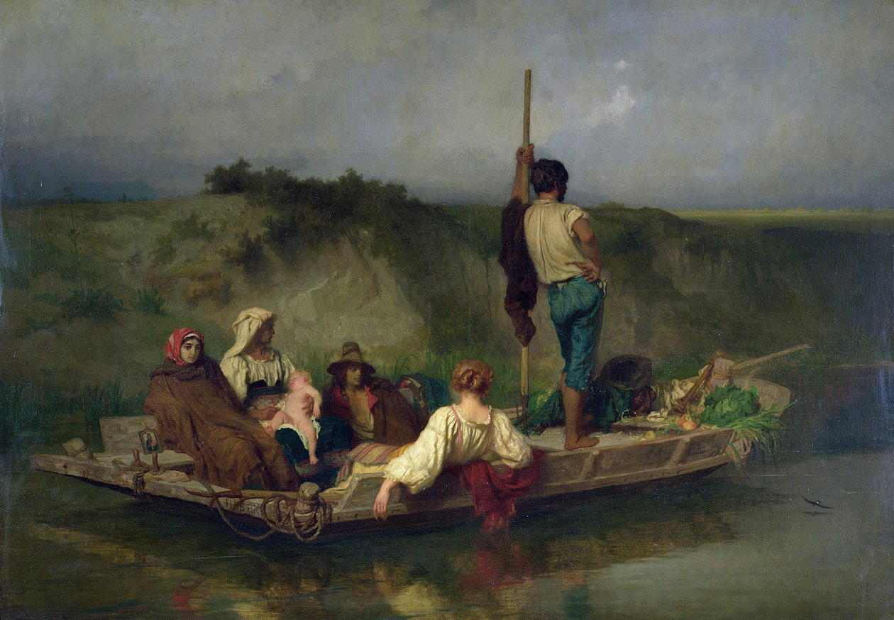 Malárie od Antoine Auguste Ernest Herbert or Hebert
