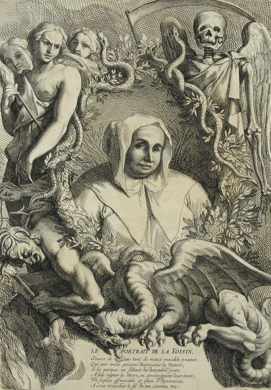 Portrait of the Voisin,.n.d. od Antoine Coypel