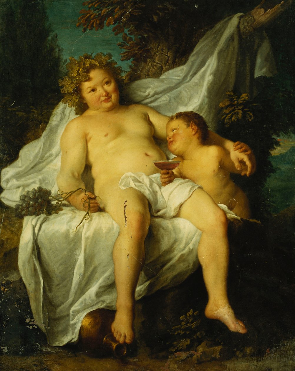 Opilý Silenus, od Antoine Coypel