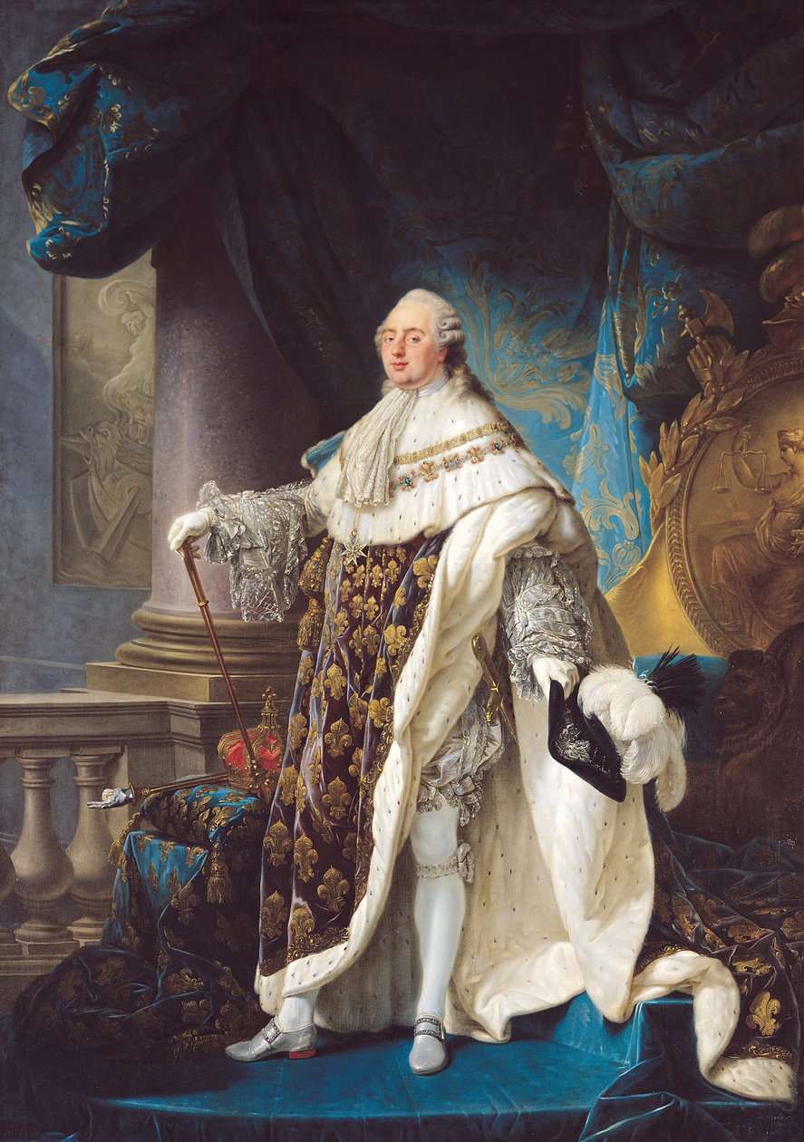 Ludvík XVI. (1754-93) (olej na plátně) od Antoine François Callet