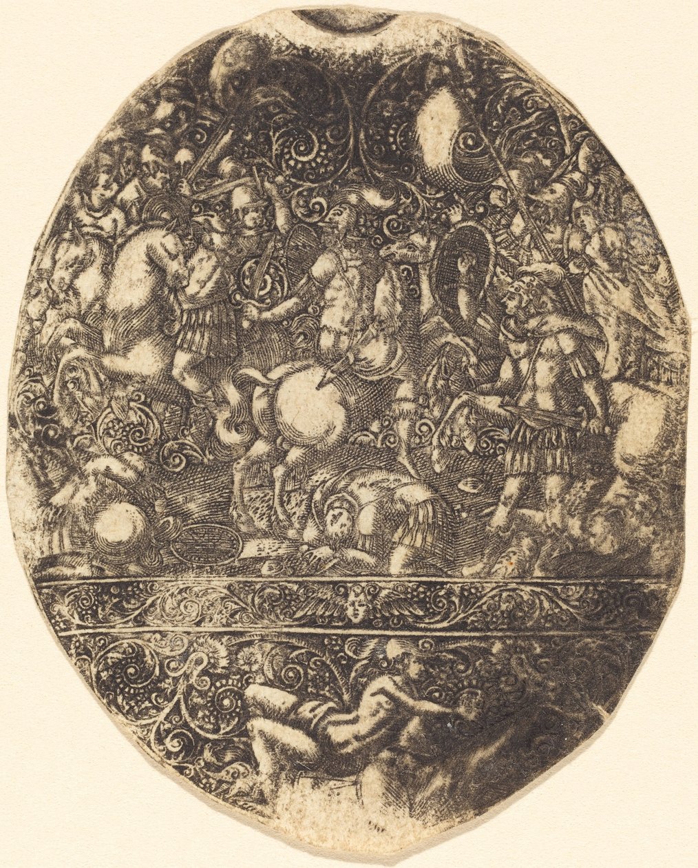 Obléhání Tróje od Antoine Jacquard
