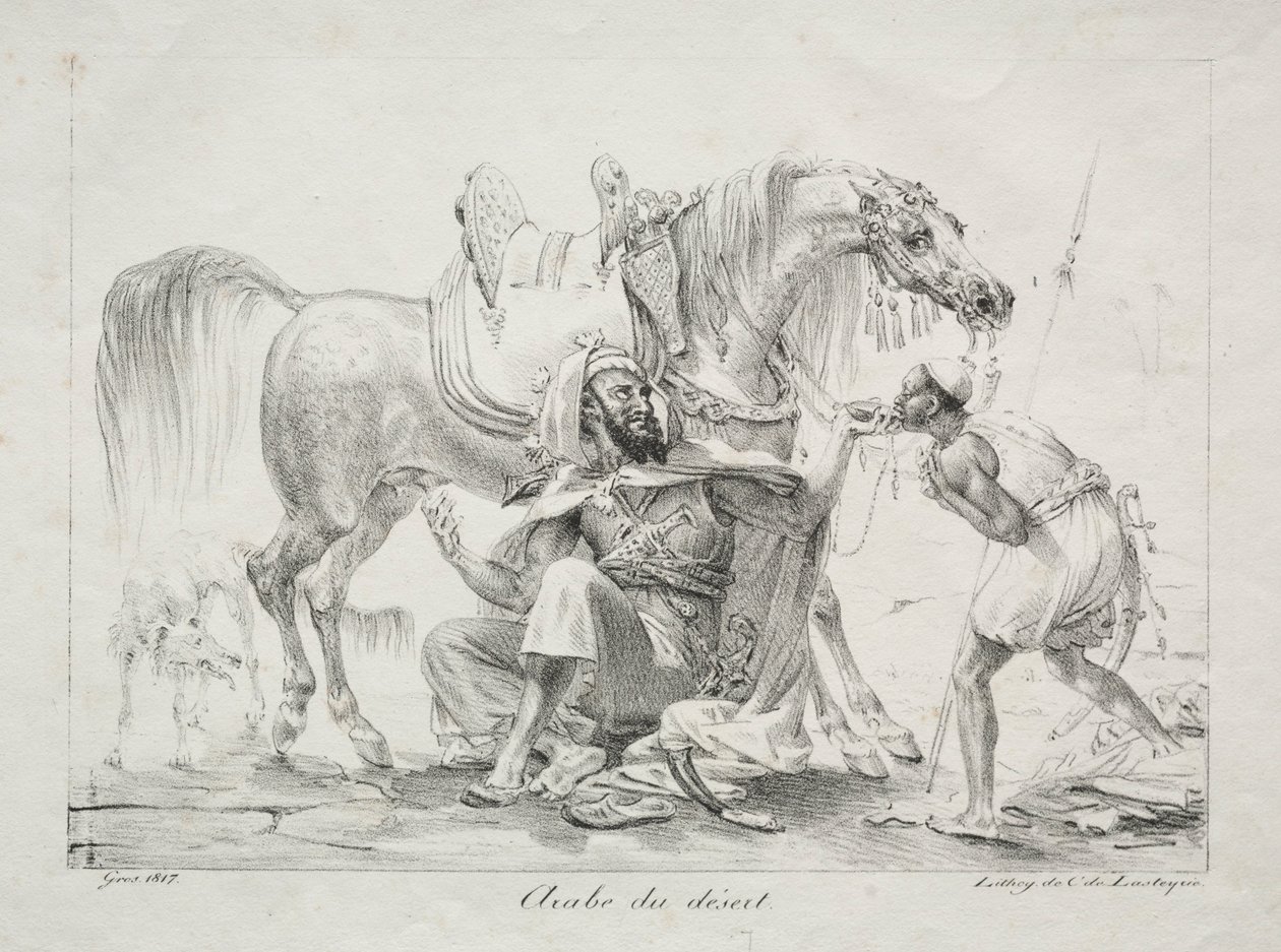 Arab z pouště, 1817. od Antoine Jean Gros