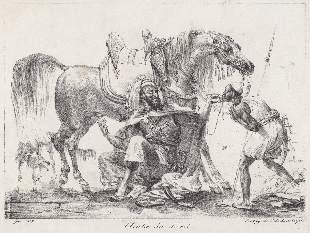 Pouštní Arab (Pouštní Arab) od Antoine Jean Gros
