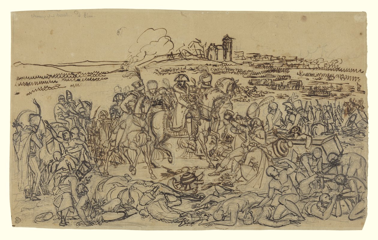 Napoleon na bojišti u Eylau od Antoine Jean Gros