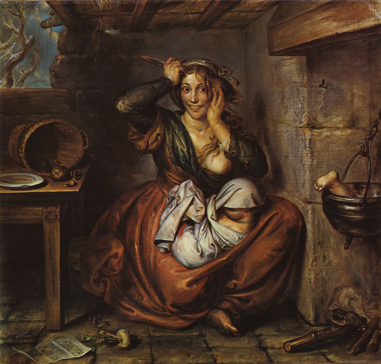 INFANTICIDNÍ MATKA 19. století od Antoine Joseph Wiertz