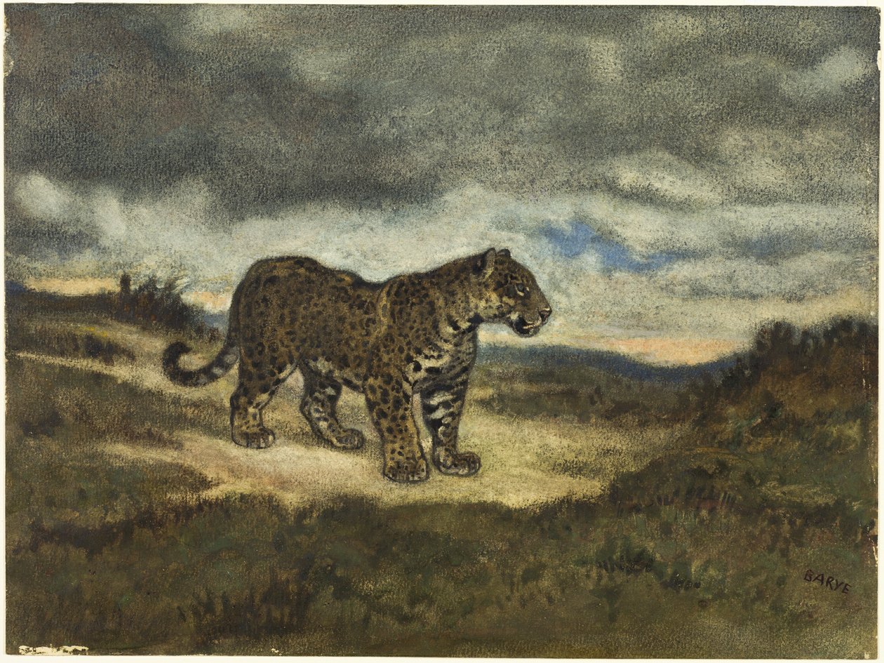 Stojící jaguár od Antoine Louis Barye