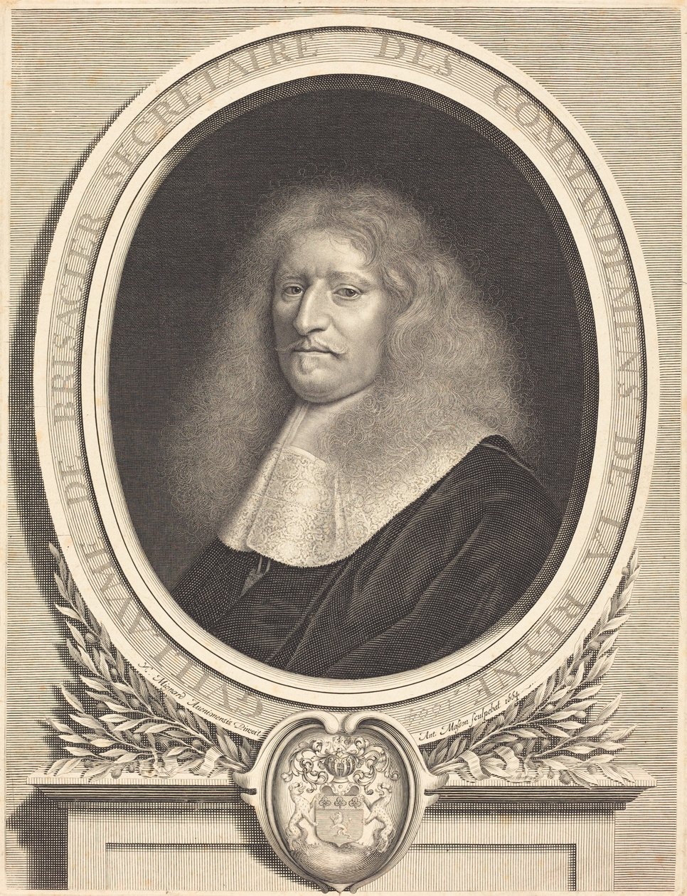 Vilém z Brisacier od Antoine Masson after Nicolas Mignard