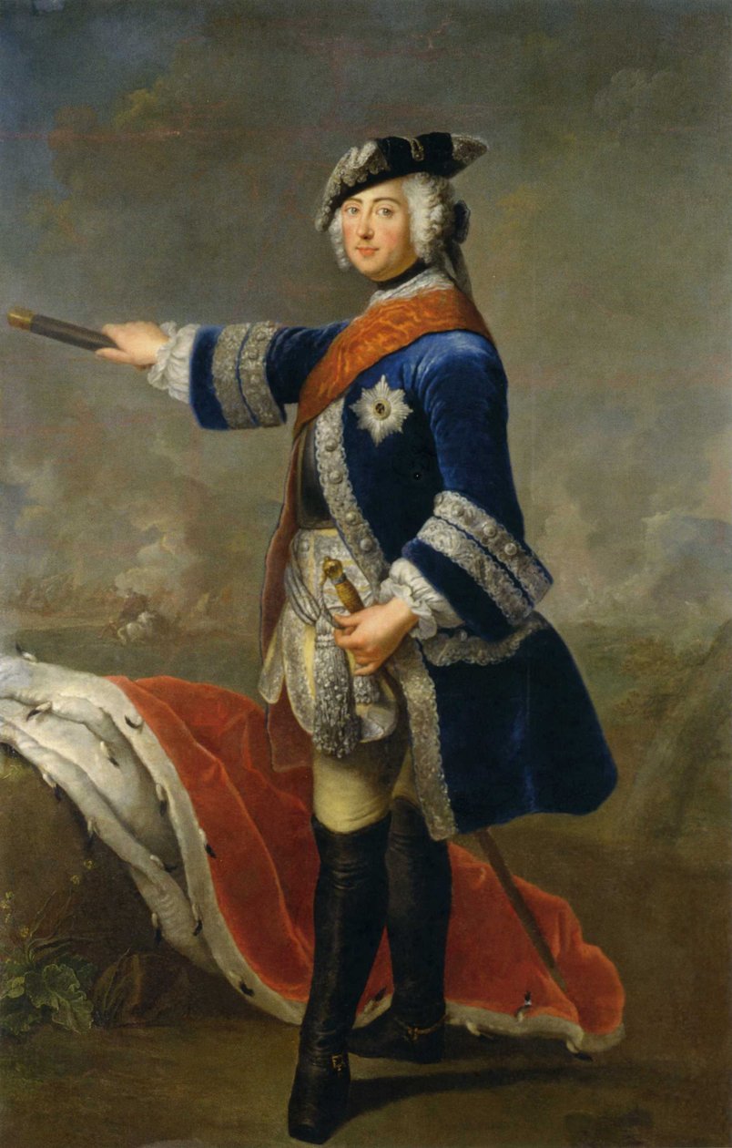 Friedrich II (Pesne) od Antoine Pesne