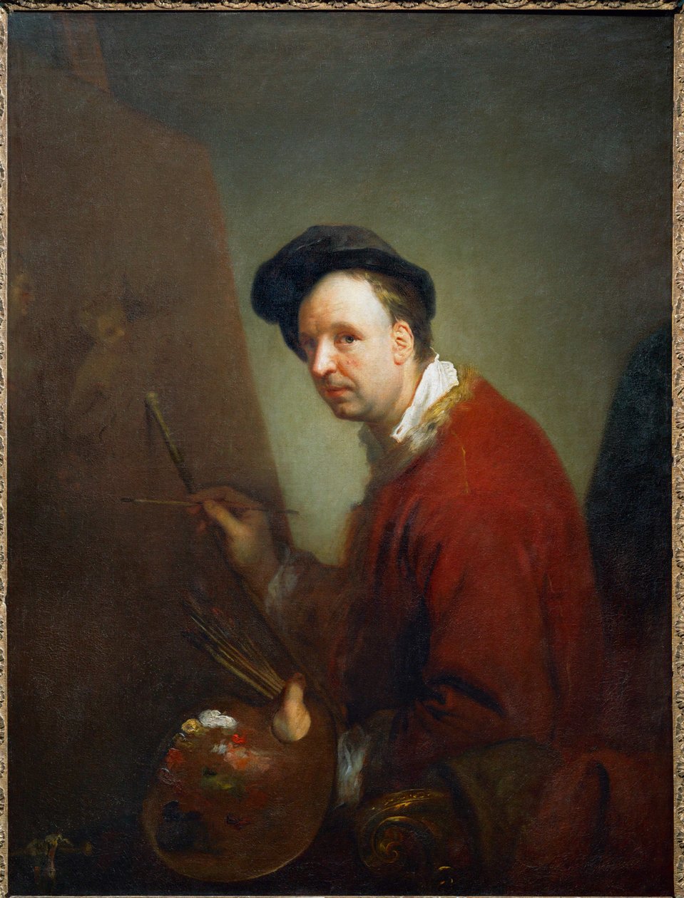 Nicolas Vleughels, malíř ... od Antoine Pesne