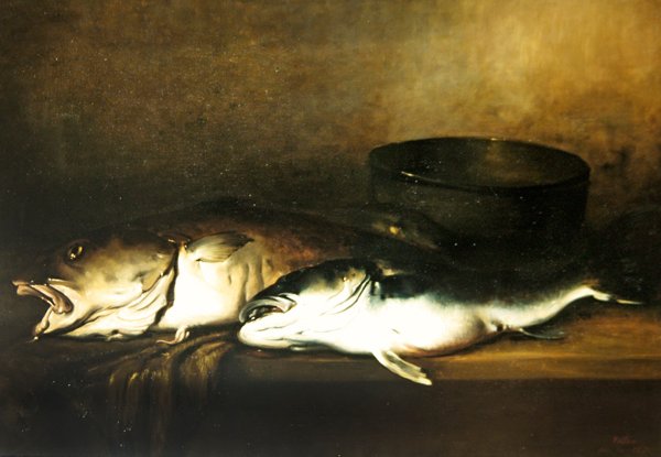 Mořská ryba, kolem roku 1870 (olej na plátně) od Antoine Vollon