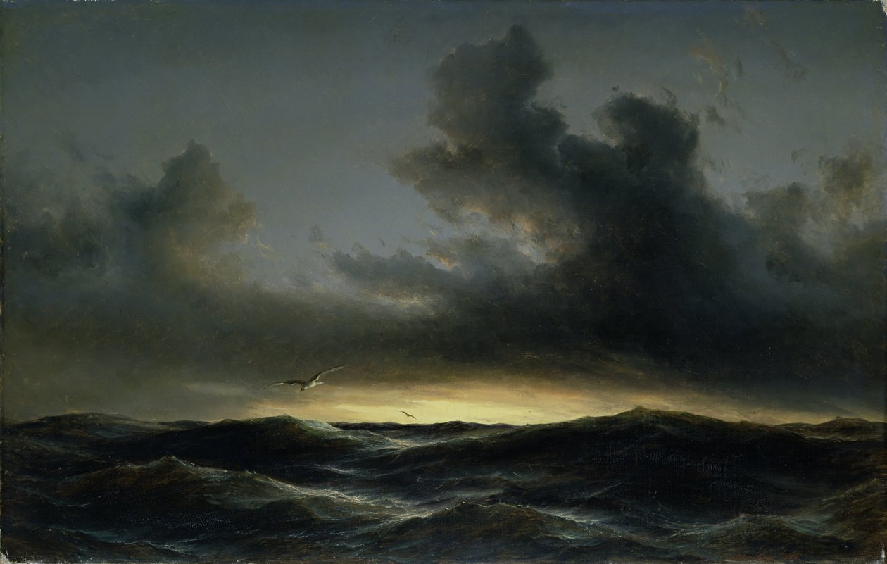 Mořská samota, 1852 od Anton Melbye