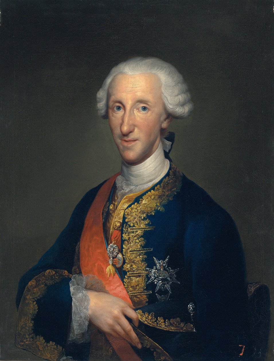 Portrét Dona Luise de Borbón, Infante ze Španělska, 1769 od Anton Raphael Mengs