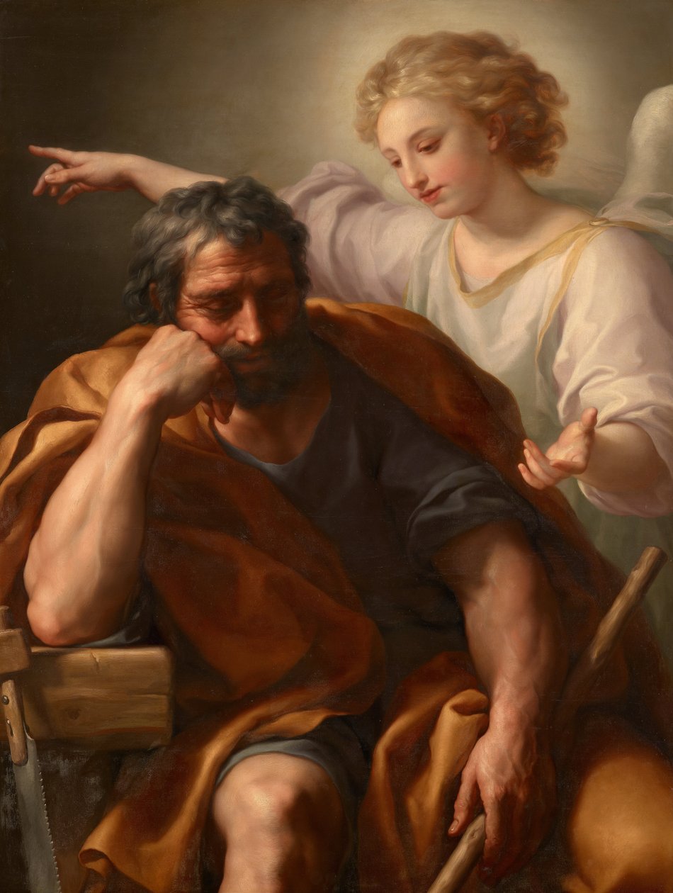 Sen svatého Josefa od Anton Raphael Mengs
