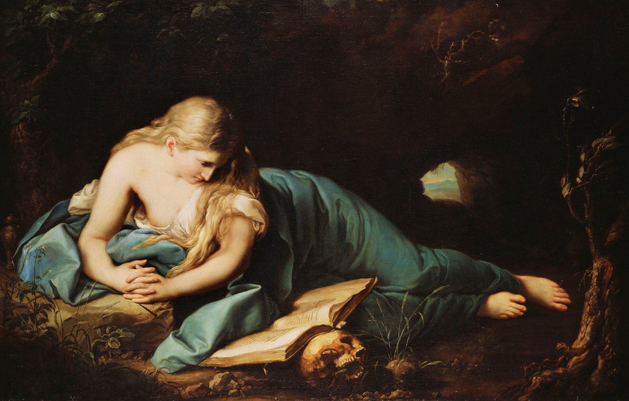 Svatá Máří Magdalena, od Anton Graff