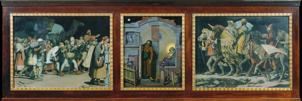 Vánoční triptych od Anton Josef von Kenner