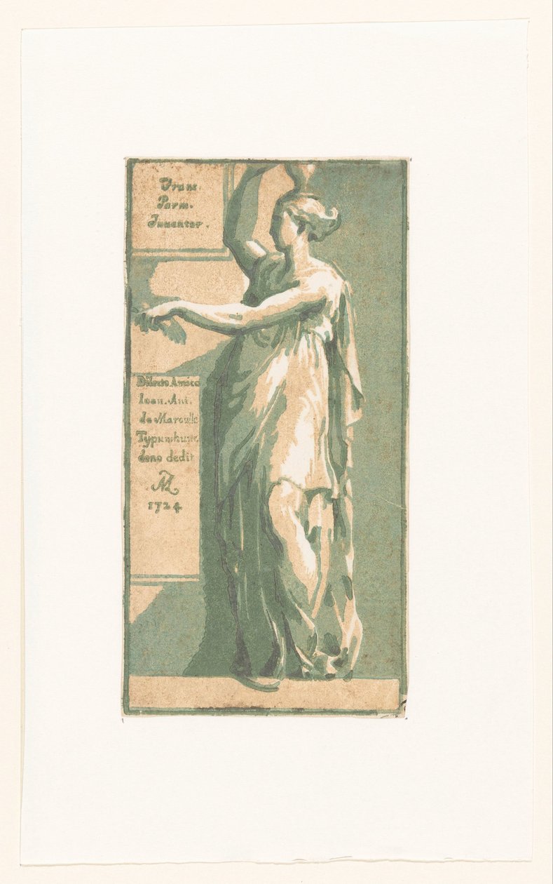 stojící žena od Anton Maria I Zanetti