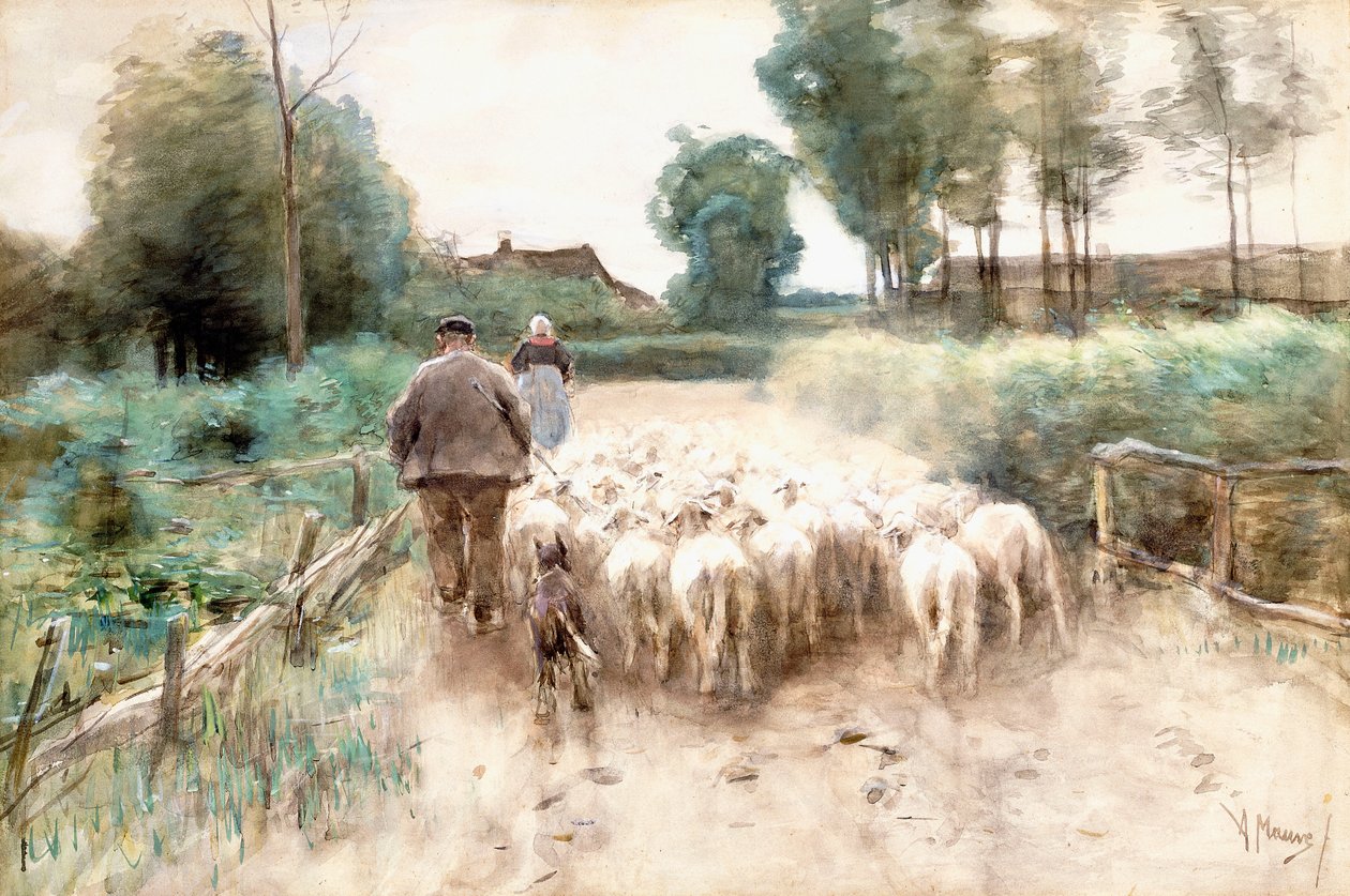 Homeward Bound, od Anton Mauve