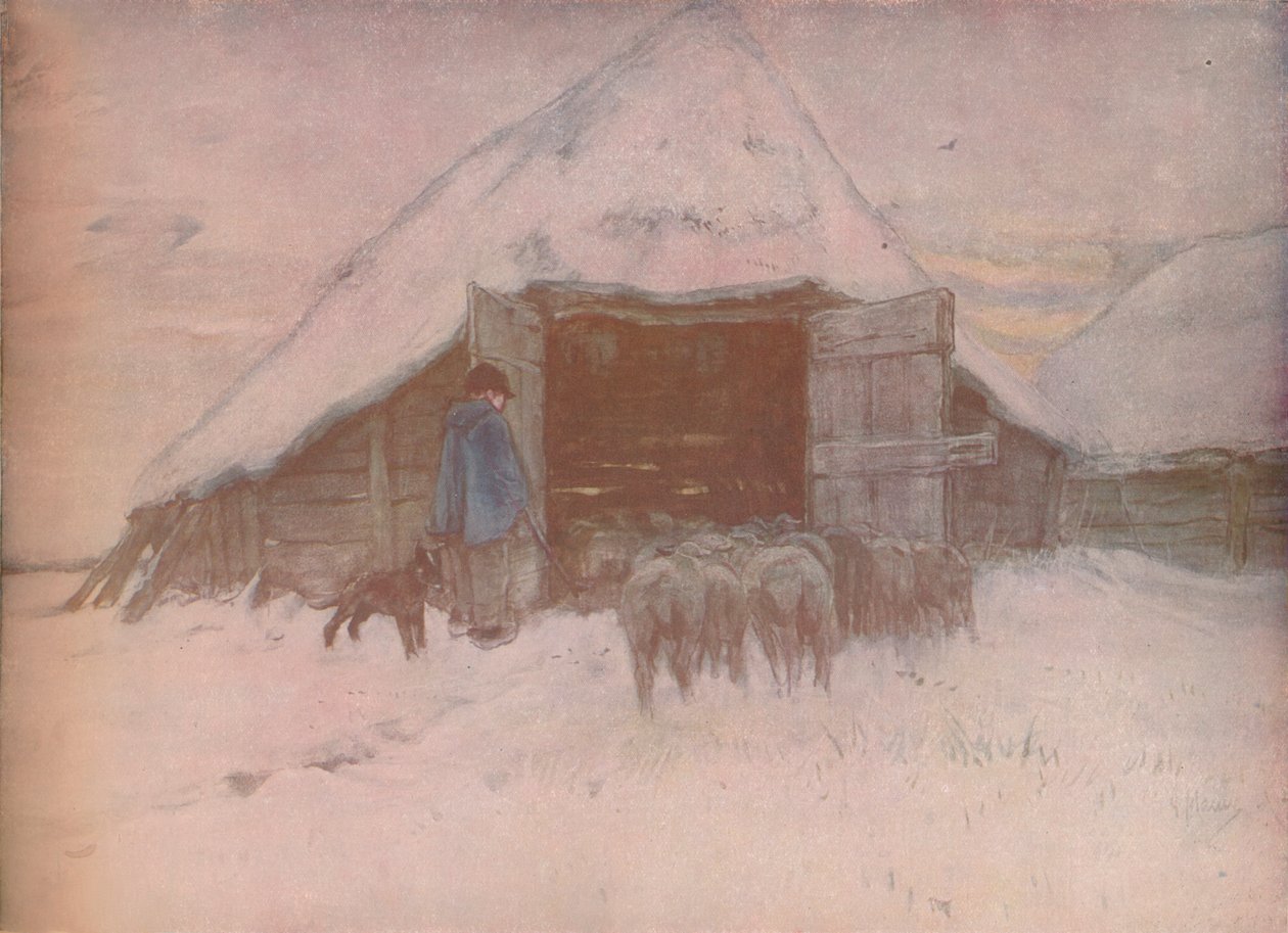 Zima, c1870, 1918 od Anton Mauve