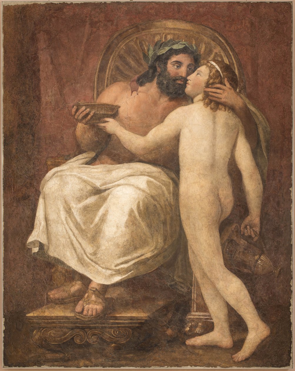 Jupiter Kissing Ganymede, 1759-1760. od Anton Raphael Mengs