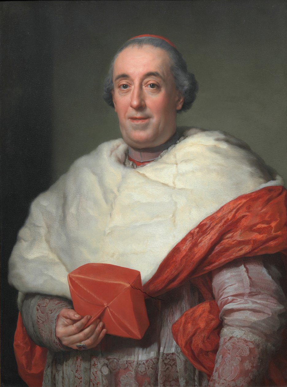 Portrét kardinála Zelady, 1773. od Anton Raphael Mengs