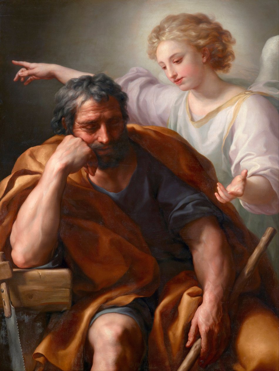 Sen svatého Josefa od Anton Raphael Mengs