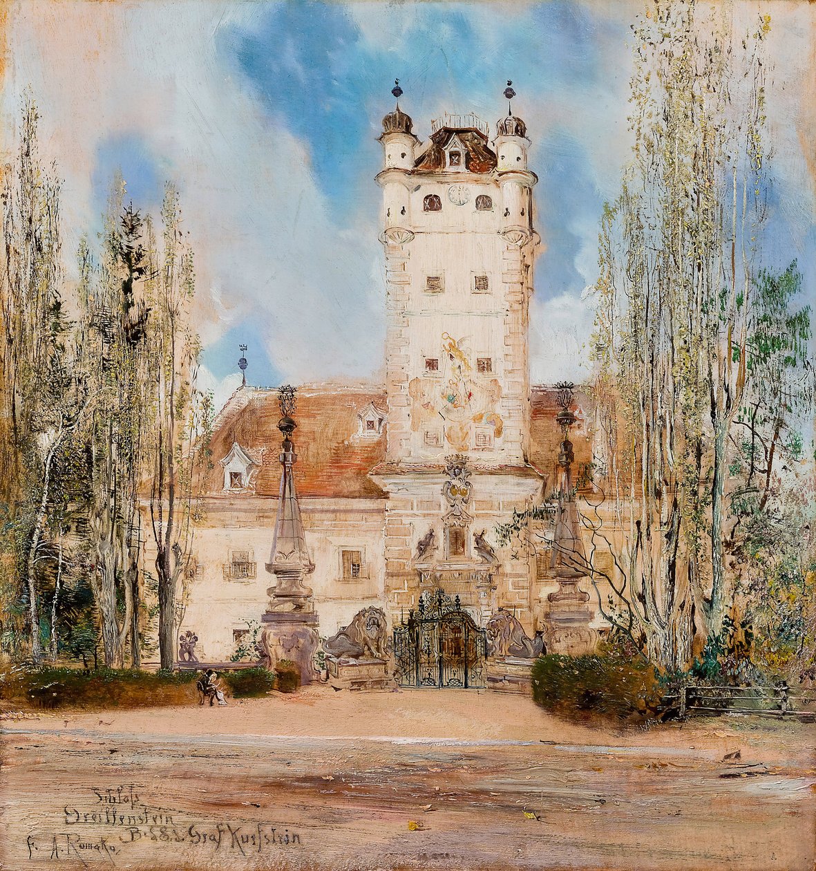 Zámek Greillenstein, 1885-1886 od Anton Romako
