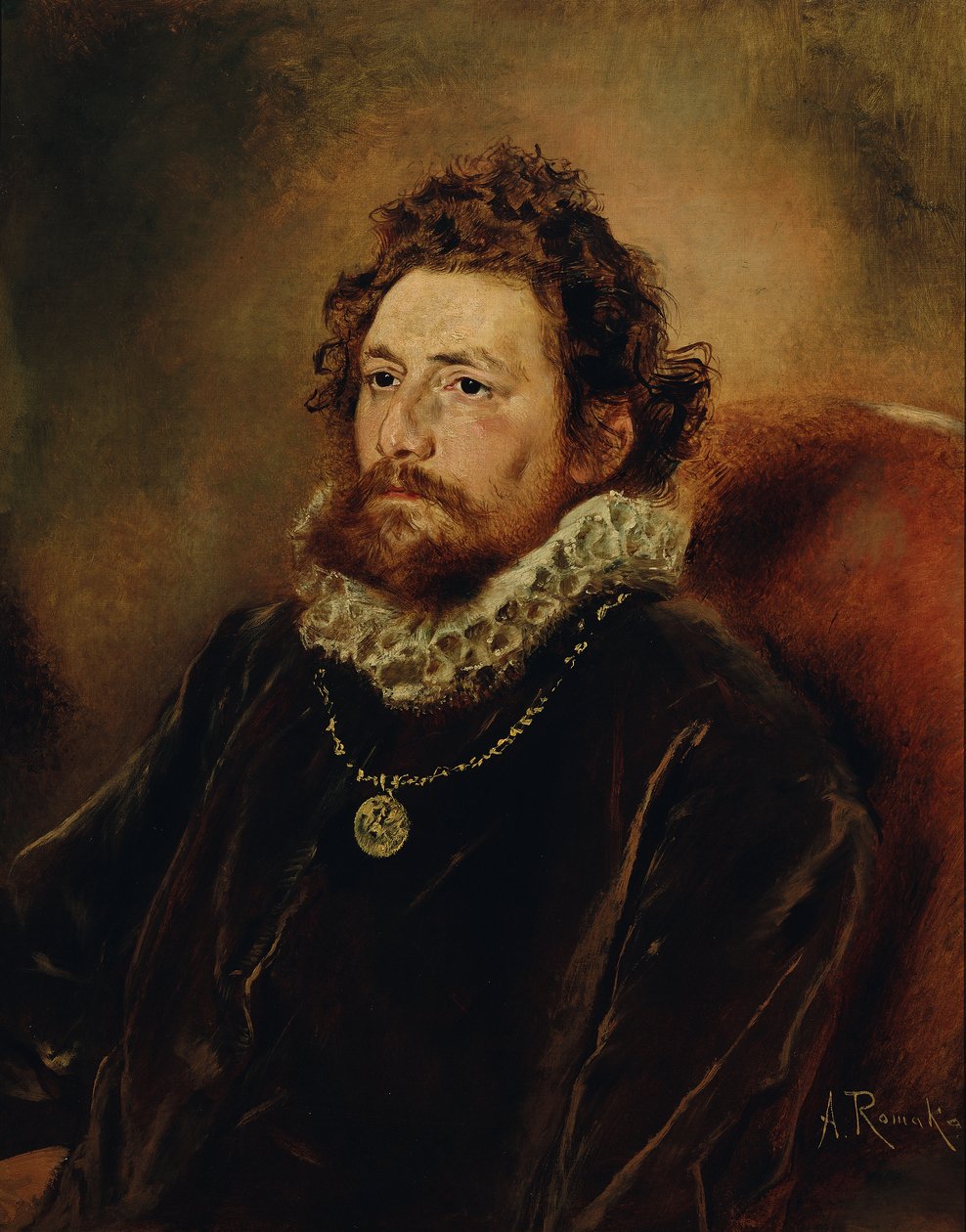 Radní Dr. Karl Zehden od Anton Romako