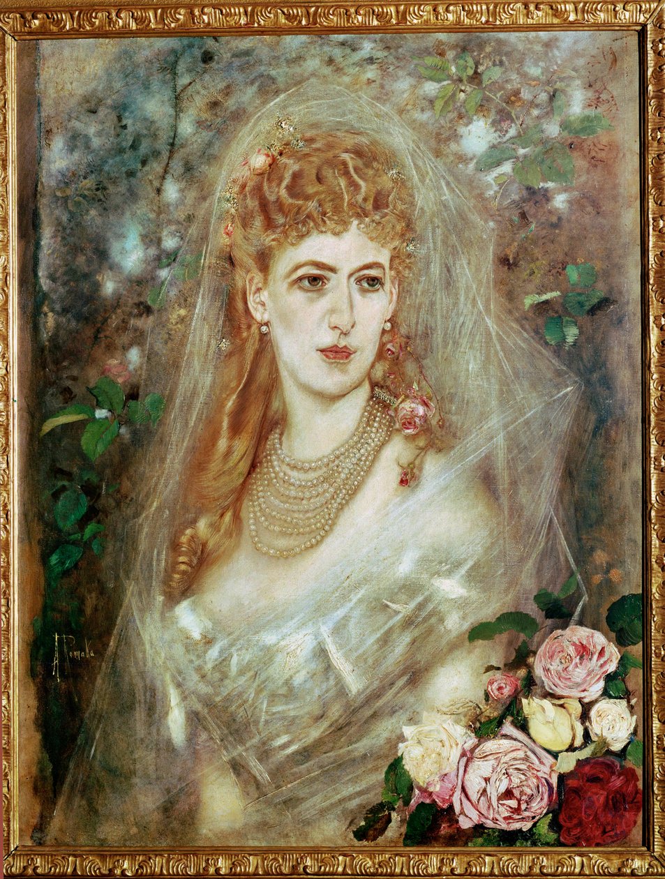 Marie Magda hraběnka Kuefsteinová ... (malba na plátně) od Anton Romako