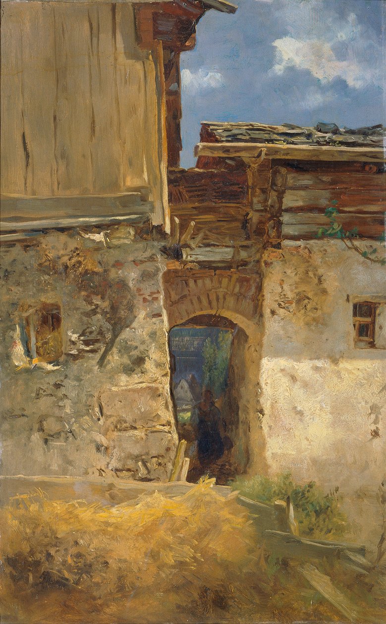 Uličky v Hallstattu od Anton Schrodl