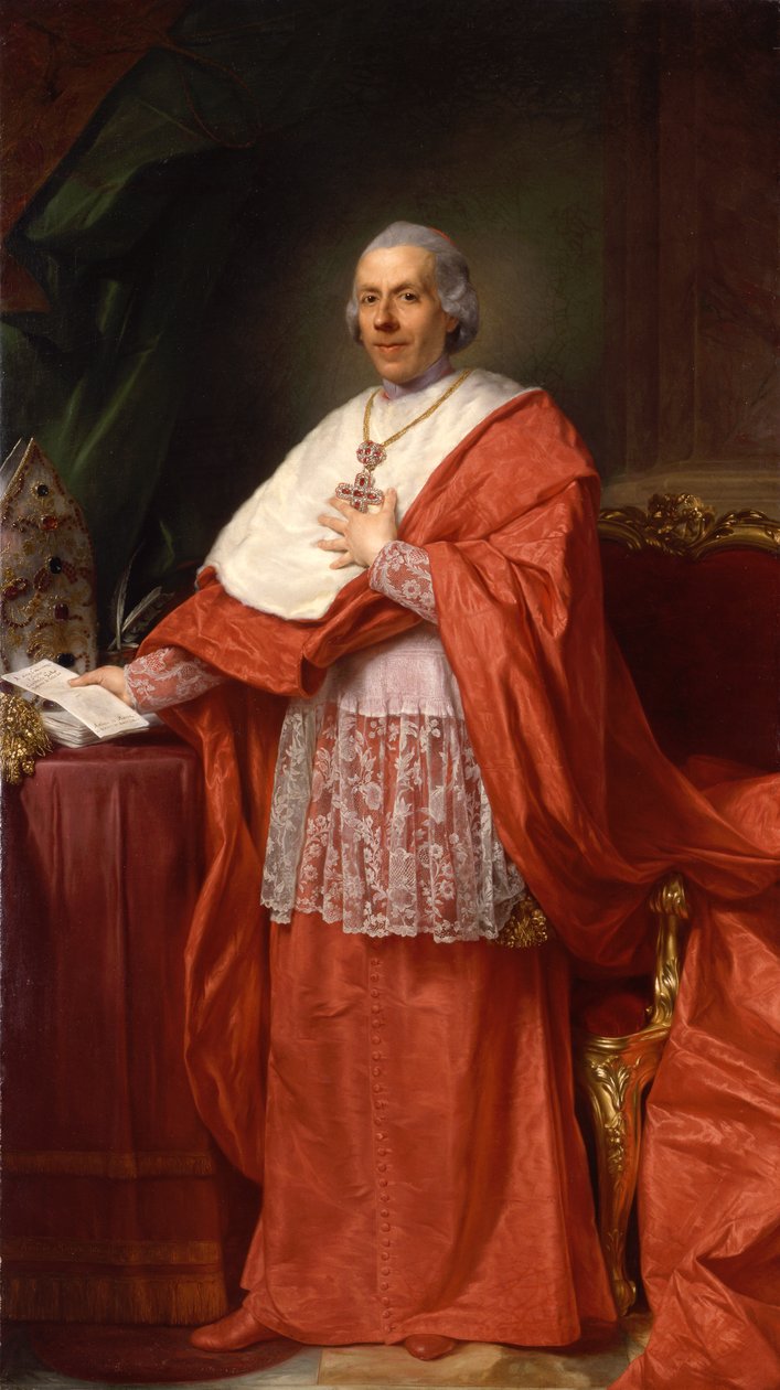 Kardinál Muzzio Gallo (1721? 1801), 1785 od Anton von Maron